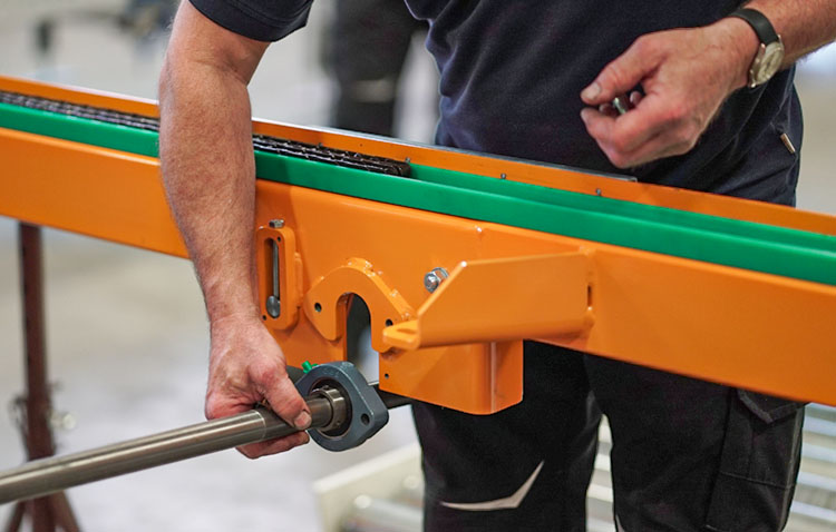 Kettenförderer Antriebswelle